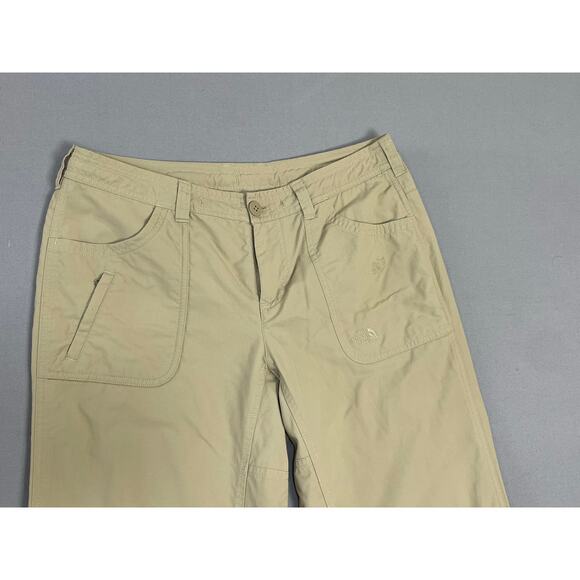 The North Face Khaki Lightweight W/ Stow Pockets Straight Leg Cargo Pants SZ 8 - Picture 5 of 5